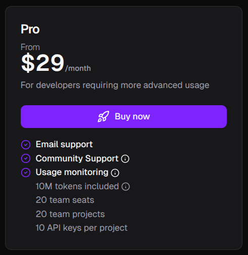 subscription plan card